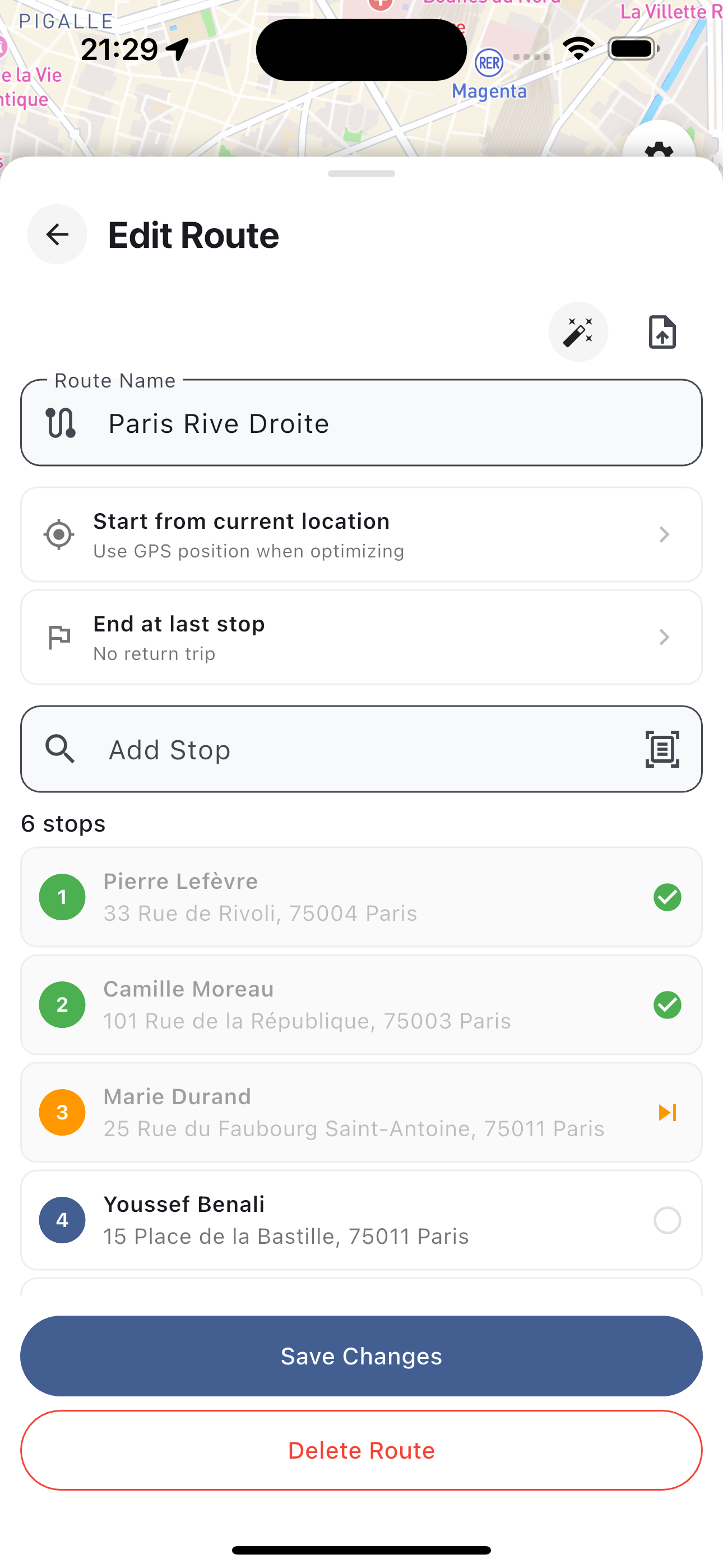 Create your route